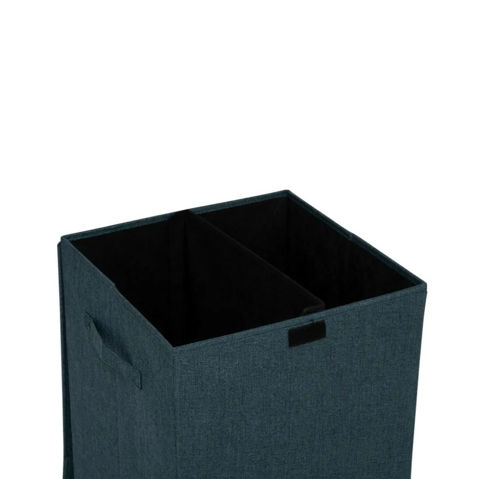 5 FIVE SIMPLY SMART - 5five - panier à linge "colorama" bleu 74l