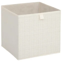 5 FIVE SIMPLY SMART - 5five - boîte de rangement "mix n modul" tweed beige 31x31cm