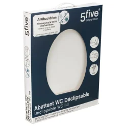 5 FIVE SIMPLY SMART - 5five - abattant wc antibactérien blanc