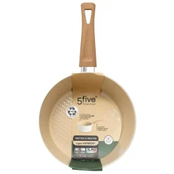 5 FIVE SIMPLY SMART - 5five - casserole "harmony" d20cm en aluminium forgé beige