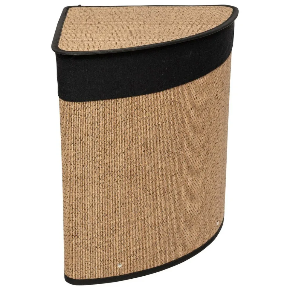 5 FIVE SIMPLY SMART - 5five - panier à linge d angle en bambou 48l