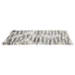 5 FIVE SIMPLY SMART - 5five - tapis de bain boule en coton gris 75x50cm