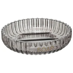 5 FIVE SIMPLY SMART - 5five - porte-savon "glass" gris