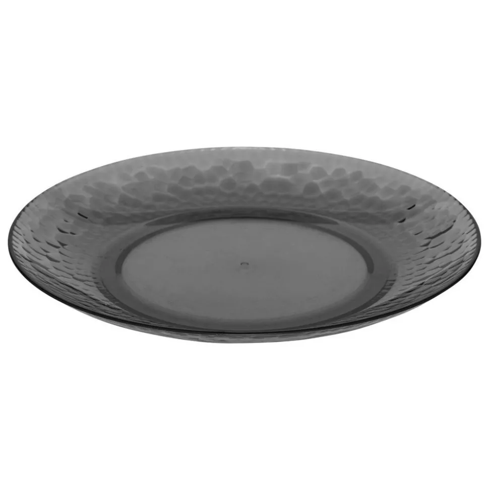 5 FIVE SIMPLY SMART - 5five - assiette "estiva" gris charbon d20cm