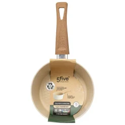 5 FIVE SIMPLY SMART - 5five - casserole "harmony" d16cm en aluminium forgé beige