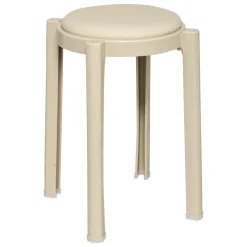 5 FIVE SIMPLY SMART - 5five - tabouret "plasta" en plastique beige