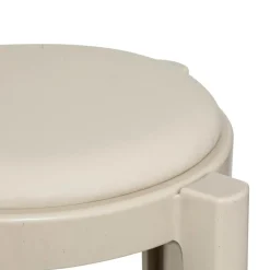 5 FIVE SIMPLY SMART - 5five - tabouret "plasta" en plastique beige