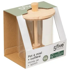 5 FIVE SIMPLY SMART - 5five - pot à miel "hermet" en verre 0,4l
