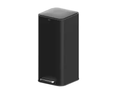 5 FIVE SIMPLY SMART - 5five - poubelle "delta" en métal noir 30l