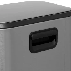 5 FIVE SIMPLY SMART - 5five - poubelle soft close en inox finition mat 5l