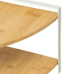 5 FIVE SIMPLY SMART - 5five - étagère d angle "ordera" 2 niveaux blanc