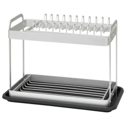 5 FIVE SIMPLY SMART - 5five - égouttoir 2 niveaux gris 42,5x23,5cm