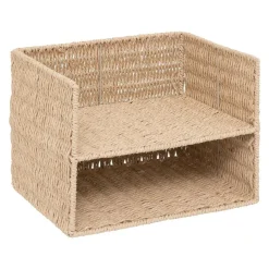 5 FIVE SIMPLY SMART - 5five - rack à document "kord" double en papier tressé