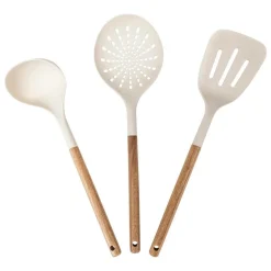 5 FIVE SIMPLY SMART - 5five - lot de 3 ustensiles de cuisine "harmony" en acacia