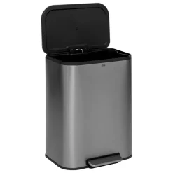 5 FIVE SIMPLY SMART - 5five - poubelle en inox finition mat 50l