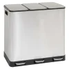 5 FIVE SIMPLY SMART - 5five - poubelle de tri "ariane" 3x18l inox