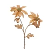 AMADEUS - Fleur artificielle : tige de marguerite, coloris or - H.40cm
