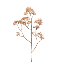 AMADEUS - Fleur artificielle : tige de gypsophile, coloris doré - H.79cm