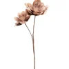 AMADEUS - Tige fleur artificielle Sophia, coloris taupe - H.85cm