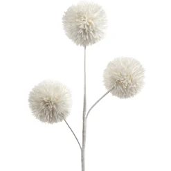 AMADEUS - Tige fleur artificielle Monica, coloris blanc - H.89cm