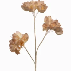 AMADEUS - Tige fleur artificielle Alba, coloris dégradé rose - H.94cm