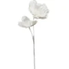 AMADEUS - Tige fleur artificielle Sophia, coloris blanc - H.85cm