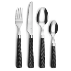 AMEFA - Paille noir - ménagère 24 pièces