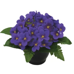 ARCHE DIFFUSION - Coupe de violettes artificielles D 24 H 18 cm