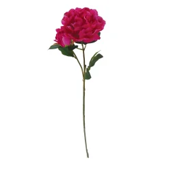 ARCHE DIFFUSION - Fleur artificielle tige de pivoine fuchsia H.76cm
