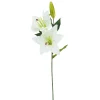 ARCHE DIFFUSION - Fleur artificielle tige de lys blanc H.67cm