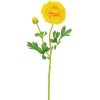 ARCHE DIFFUSION - Fleur artificielle tige de renoncule jaune H.61cm
