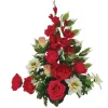 ARCHE DIFFUSION - Fleurs artificielles - coupe florale rouge H.54 D.50cm
