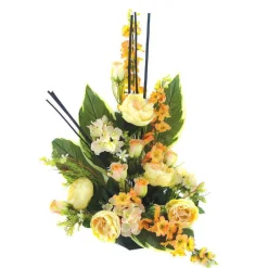 ARCHE DIFFUSION - Fleurs artificielles - coupe florale assort. de couleurs D.66 H.52cm