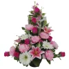 ARCHE DIFFUSION - Fleurs artificielles - coupe florale fuchsia H.65 D.58cm