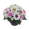 ARCHE DIFFUSION - Fleurs artificielles - coupe florale lavande H.24 D.28cm