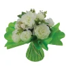 ARCHE DIFFUSION - Fleurs artificielles - bouquet blanc bulle H.35 D.35cm