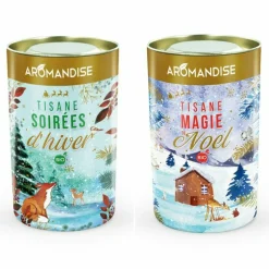 AROMANDISE - Duo tisanes hiver - soirées d'hiver et magie de noël