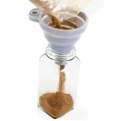 AROMANDISE - Flacon à épices poudreur + entonnoir + fenugrec moulu 35 g