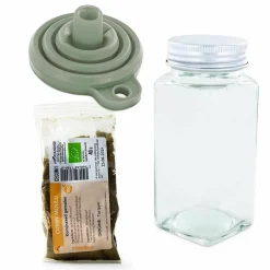 AROMANDISE - Flacon à épices poudreur + entonnoir + cumin bio 40 g