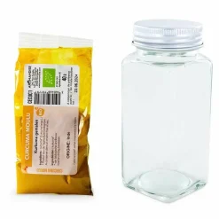 AROMANDISE - Flacon à épices poudreur + curcuma moulu 40 g