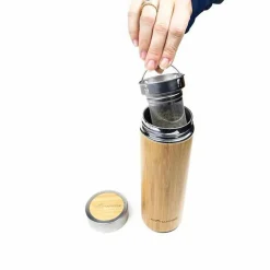 AROMANDISE - Gourde en bambou pour infusions - 450 ml