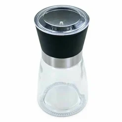 AROMANDISE - Moulin à épices en verre et céramique + baies rose de madagascar