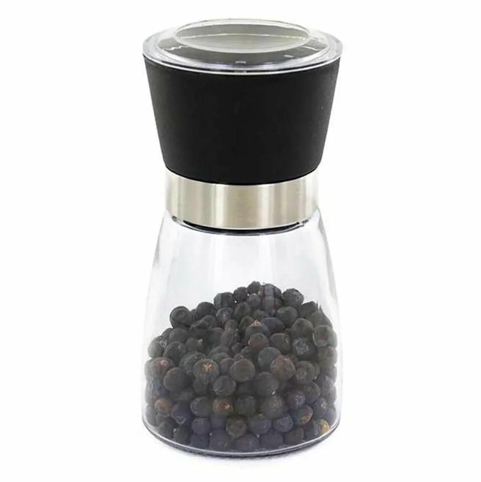 AROMANDISE - Moulin à épices en verre et céramique + coriandre en graine bio