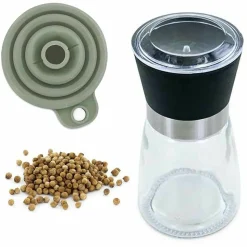 AROMANDISE - Moulin à épices, entonnoir et coriandre en graine bio