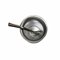 AROMANDISE - Tasse noire et bombilla à maté - 230 ml