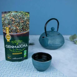 AROMANDISE - Thé vert bio et riz complet genmaicha 100 g