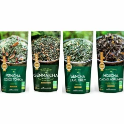 AROMANDISE - Thé vert bio et riz complet genmaicha 100 g