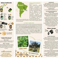 AROMANDISE - Thé vert maté sauvage du brésil - 350 g