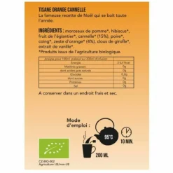AROMANDISE - Trio tisanes festives - soirées d'hiver + magie de noël + orange cannelle