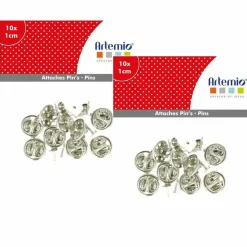 ARTEMIO - 20 attache pin's métalliques